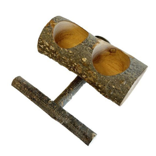 Bird Feeding Cup Sitzstange Futtertrog Schale Für Papageien