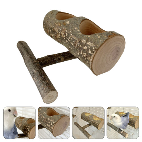 Bird Feeding Cup Sitzstange Futtertrog Schale Für Papageien 1