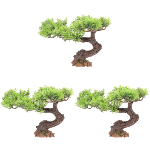 3 Pezzi Decorazione Albero Artificiale Piccolo Finto Addobbo 1