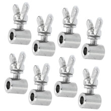 Wire Rope Clips 8-Piece Stainless Steel Cable Clamps For Rope, Screw Clip, Fishing Gear