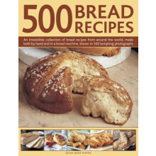 500 Bread Recipes by Shapter Jennie Hardcover Book