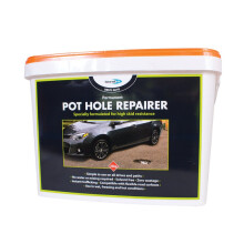 Bond It 25kg Permanent Instant Pot Hole Repairer Cold Lay Asphalt Concrete Repair Compound Drive Alive Black