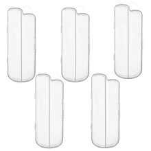 5 pcs baby double spoon storage box silicone pp case for home travel