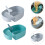 2Pcs Plastic Sink Strainer Basket Kitchen Sponge Holder Draining Rack 10