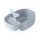 2Pcs Plastic Sink Strainer Basket Kitchen Sponge Holder Draining Rack 7