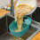 2Pcs Plastic Sink Strainer Basket Kitchen Sponge Holder Draining Rack 3