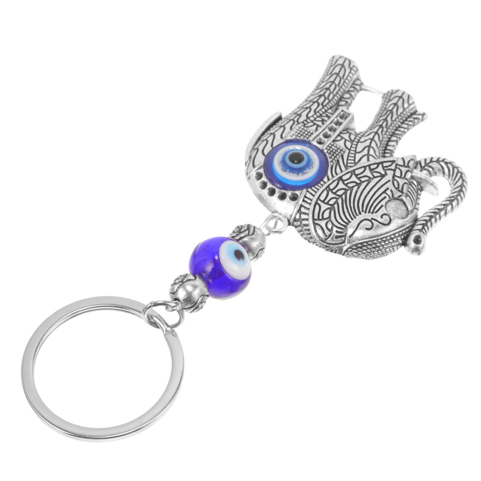 3 Stuks Evil Eye Olifant Sleutelhanger Achteruitkijkspiegel Accessoire-image