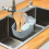 2Pcs Plastic Sink Strainer Basket Kitchen Sponge Holder Draining Rack 4