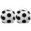2Pcs Foldable Soccer Canvas Storage Bag Soft Plush Toy Organizer 10