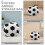 2Pcs Foldable Soccer Canvas Storage Bag Soft Plush Toy Organizer 8