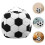 2Pcs Foldable Soccer Canvas Storage Bag Soft Plush Toy Organizer 11