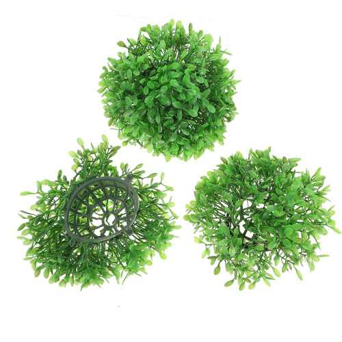 2 Unidades Bolas De Plantas Artificiais Com Folhas