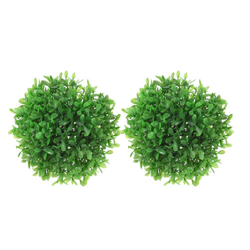2 Unidades Bolas De Plantas Artificiais Com Folhas 1