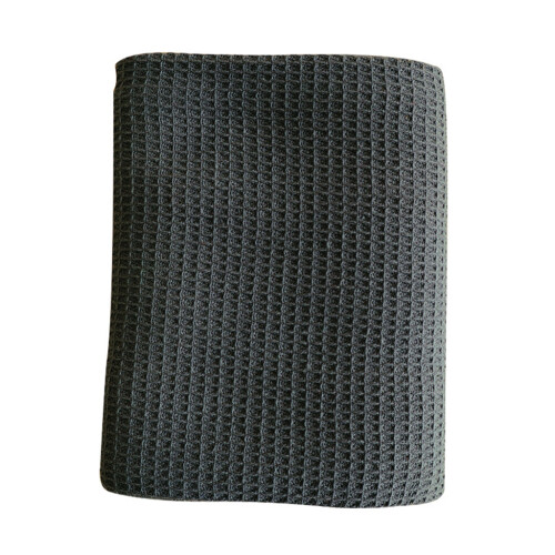Cotton Table Napkin Dining Room Kitchen Tea Towel-Dark Grey