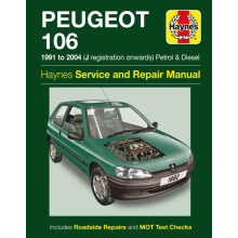 Peugeot 106 by Haynes Publishing Paperback Book