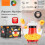 Mini Automatic Popcorn Machine Home Use Electric Popcorn Maker Compact Countertop Size For Quick Snacks 2