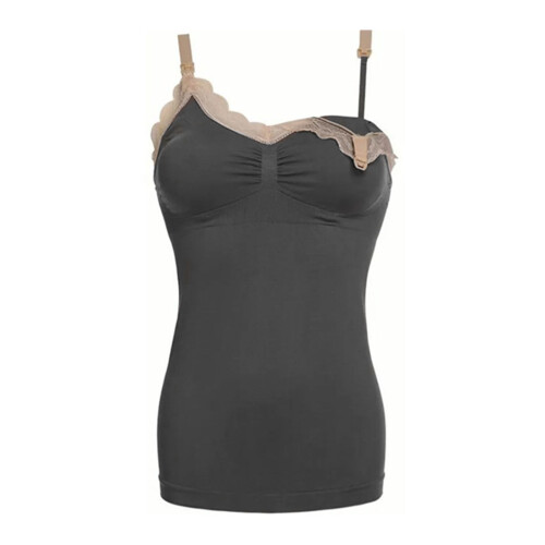 Spitzen-Still-Tanktop mit BH, bequem, 1