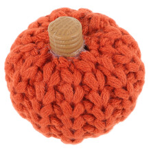 3Stk Künstliche Kürbis Strickkürbis Kürbiszierat