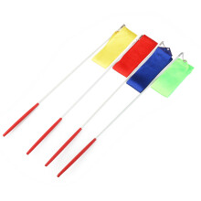 4Stk 4-Meter Rhythmische Bänder Mit Griffen (Zufallsfarbe)