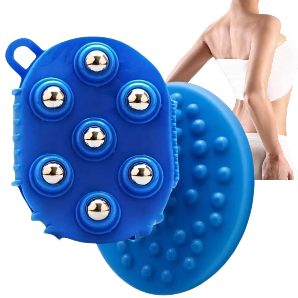 Foot Massage Ball With 7 Roller Balls, 360 Degree Rolling Foot Massage Tool, Body Hand Massager Ball For Muscle Relief