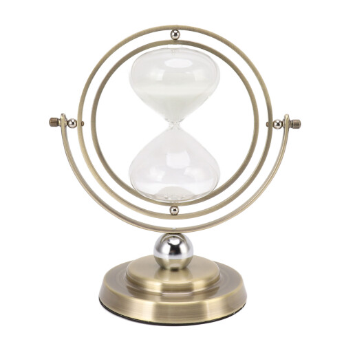 Sanduhr aus Metall, schlicht, modern, genaue