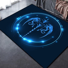Drum Carpet Shock-Absorbing Drum Rug Sound-Proof Mat 160X200 Cm Black For Electronic And Jazz Drums Living Room Use