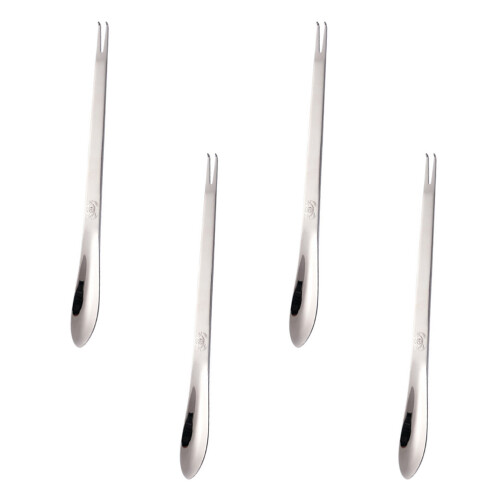 4Stk -Esswerkzeuge Für Meeresfrüchte (Silber)
