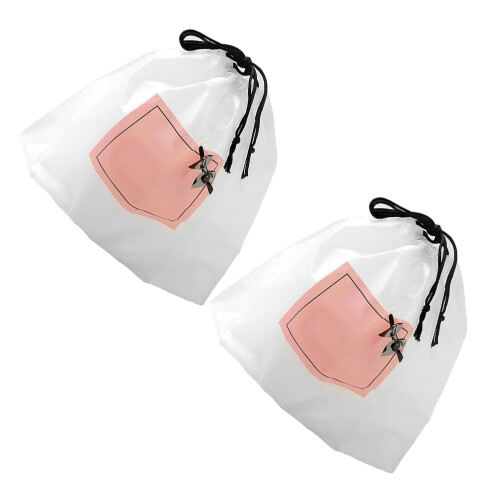 2 Pacotes De Esponja Descartável Para Facial Com Bolsa