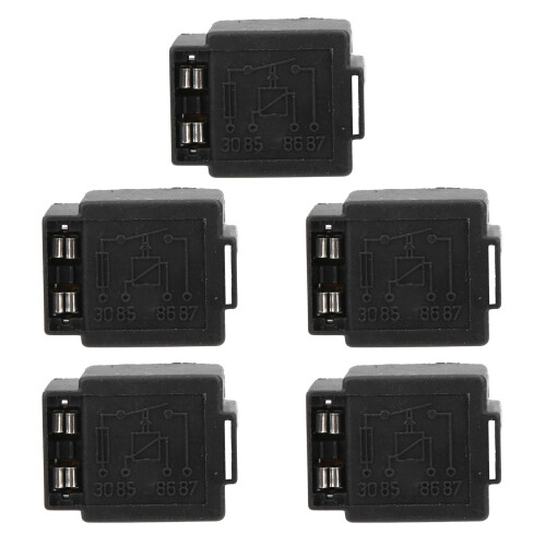 5 stücke Auto Blink Relais 4Pins DC 12V 30A 1