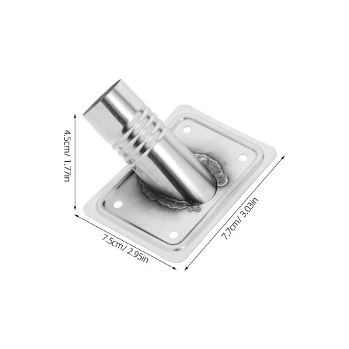 5 Bürstenstiel Gewindeverlängerung Adapter Stangenklemme 1