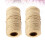 2Mm Beige Baumwoll Bäckerband Schnur 100 M 11