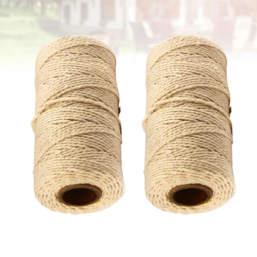 2Mm Beige Baumwoll Bäckerband Schnur 100 M 2