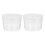 2Pcs Household Dessert Cups Multi Function Yogurt Ice Cream Cups 1