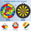 Magnetic Double Sided Dart Board Game Set for Kids 2
