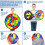 Magnetic Double Sided Dart Board Game Set for Kids 3