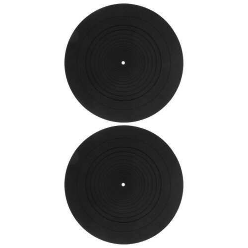 2 Unidades Tapetes De Silicone Para Prato De -discos 1