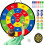 Magnetic Double Sided Dart Board Game Set for Kids 5