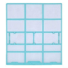 Air Conditioner Dust Screen Filter 2 Pcs For Indoor Unit Air Outlet Plastic Mesh Filter For Split Systems 25.3 X 28 Cm