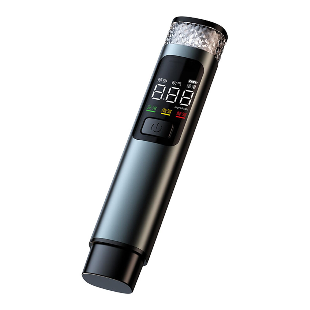 Pocket Sized Professional Alcoholicity Breathalyzer Concentration Meter Lcd Readout High Accuracy For Personal Use 9016109567482
