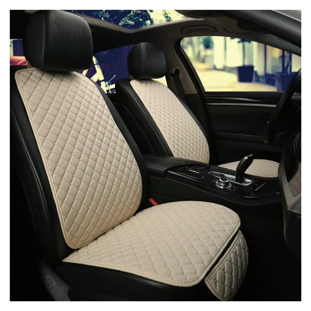 Car Seat Protector For Mg Zs Gt/Hs Rx5 Mg5 Mg6 Front Row And Back Row 2-Seat Car Seat Covers Beige 9354506462871