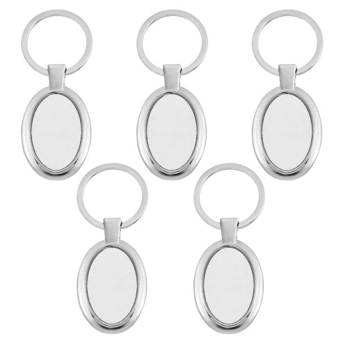 5St Sublimation Schlüsselanhänger Metall 1