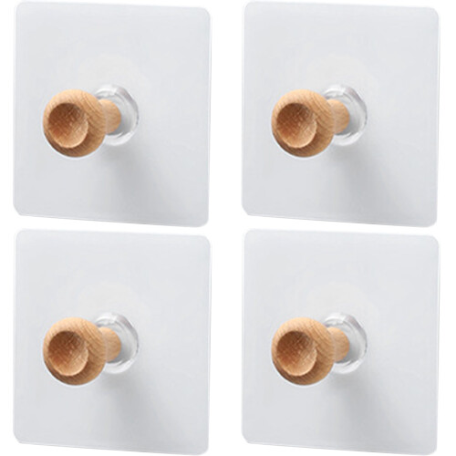 4 No-Trace Haken Aus Glattem Material