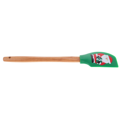 2Stk. Silikonspatel Mit Holzgriff Fürs Backen 1