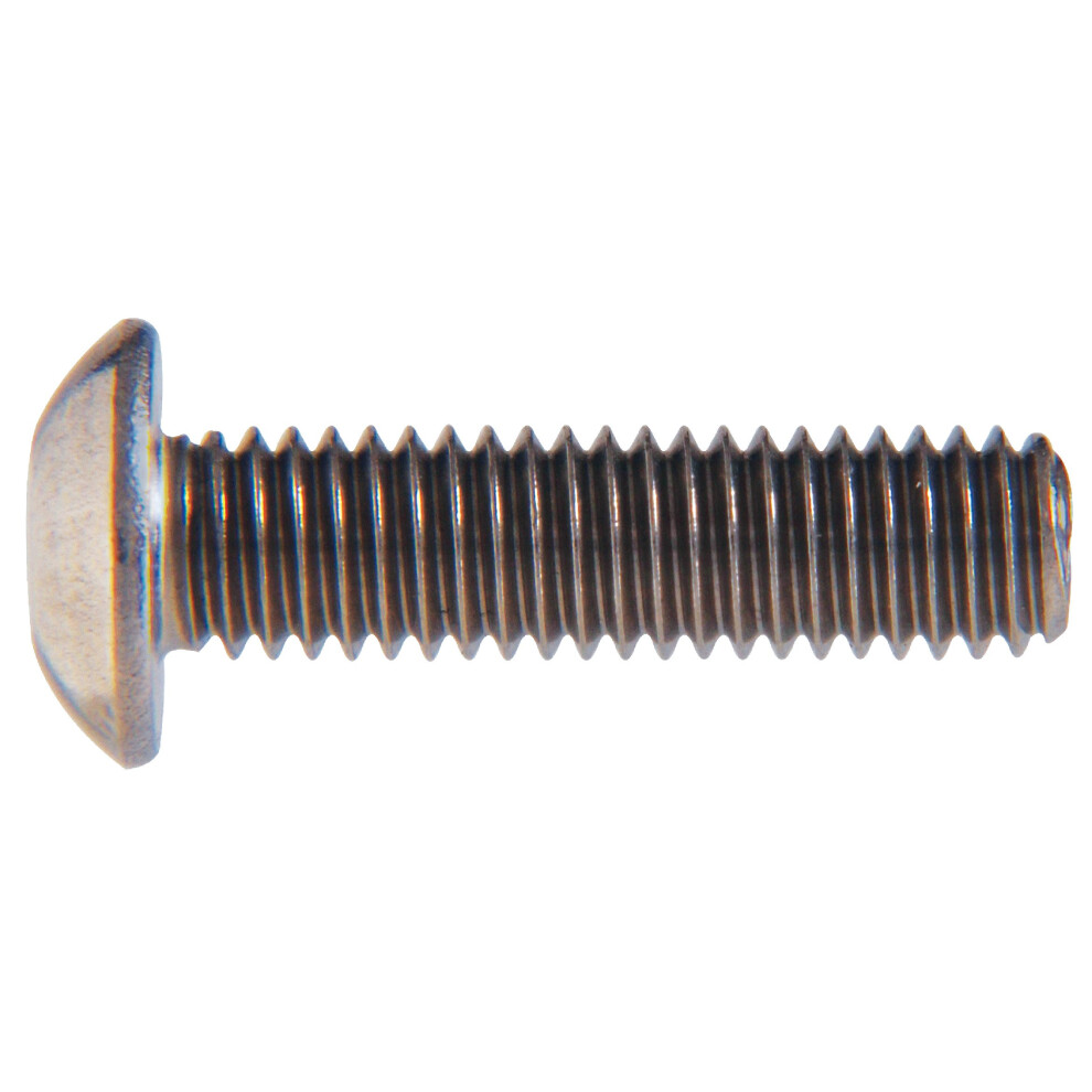 The Hillman Group 44009 1/4-20 x 1-1/4-Inch Button Socket Cap Screw Stainless Steel 8-Pack-image-OPC-PMCP6NC-NEW