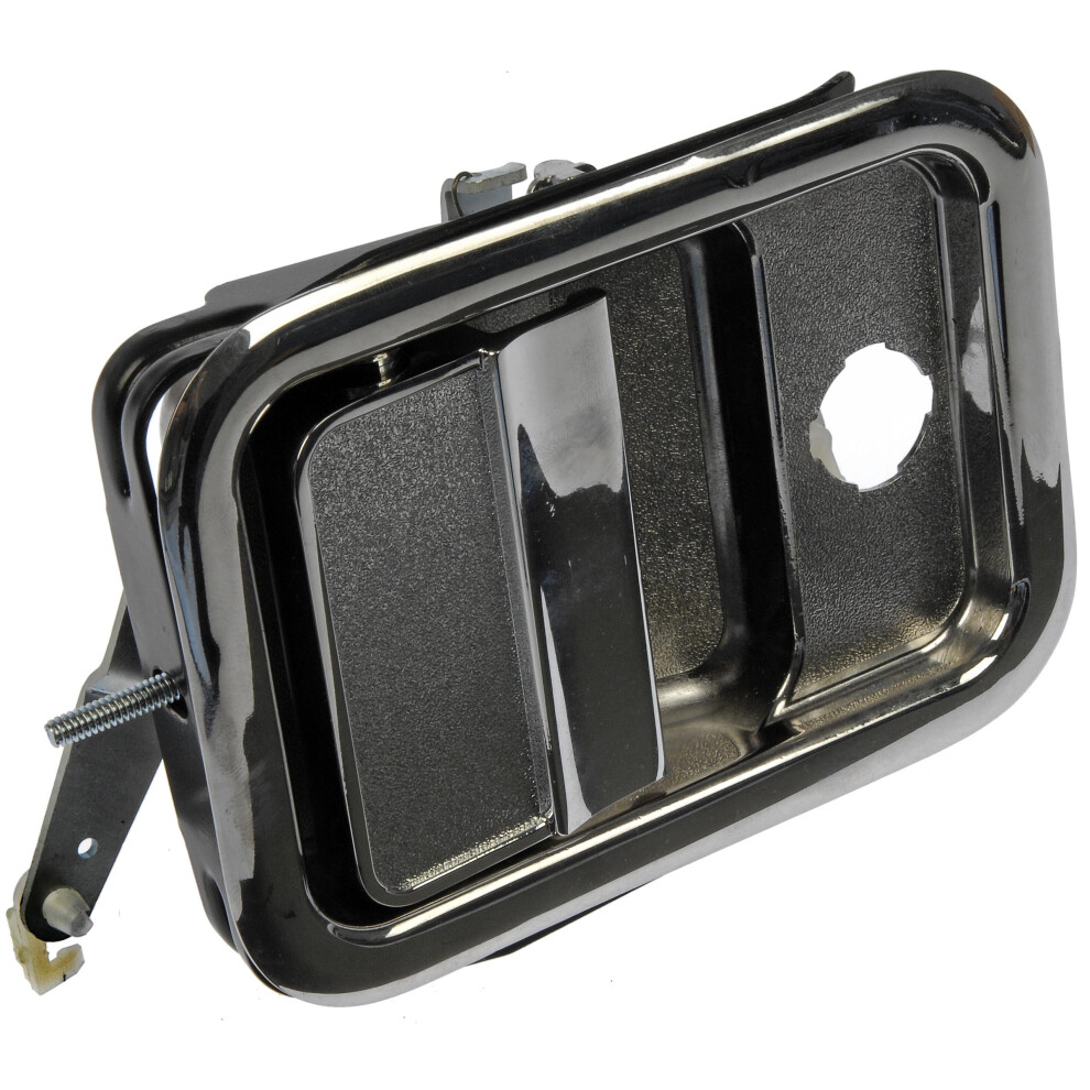 Dorman 760-5206 Front Passenger Side Exterior Door Handle Compatible With Select Freightliner Models Chrome ( Hardware) White 019495359371