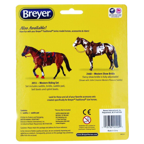 Selle Western Breyer Cimarron (Échelle 1:9), 6.5"L x 7.875"H H 2