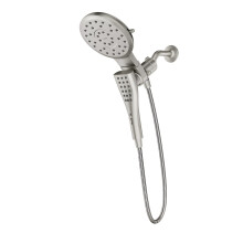 Moen 220C2 Verso Soffione doccia a pioggia rotondo e combinazione doccetta rimovibile con quadrante Infiniti e sistema di aggancio Magnetix Tubo