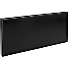 Lorell LLR02650 Snap Plate Architectural Sign 1 kad cern 12 x 6