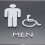 Lorell LLR02659 Toiletskilt 1 hver sort 2