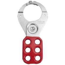 Master Lock ALO802 2-3/8" X 5" met 1-1/2" Binnenmond Diameter, Rode Veiligheidsbeugel